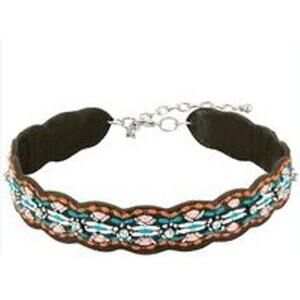 NWT Rebecca Minkoff Gray Stitched Leather Adjustable Choker Gray Women's Size OS